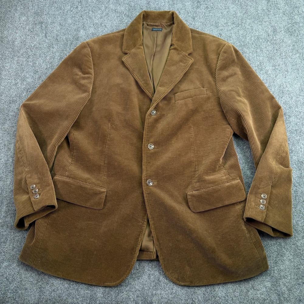 Polo Ralph Lauren Blazer Mens Extra Large Corduroy Three Button Sport Coat *READ